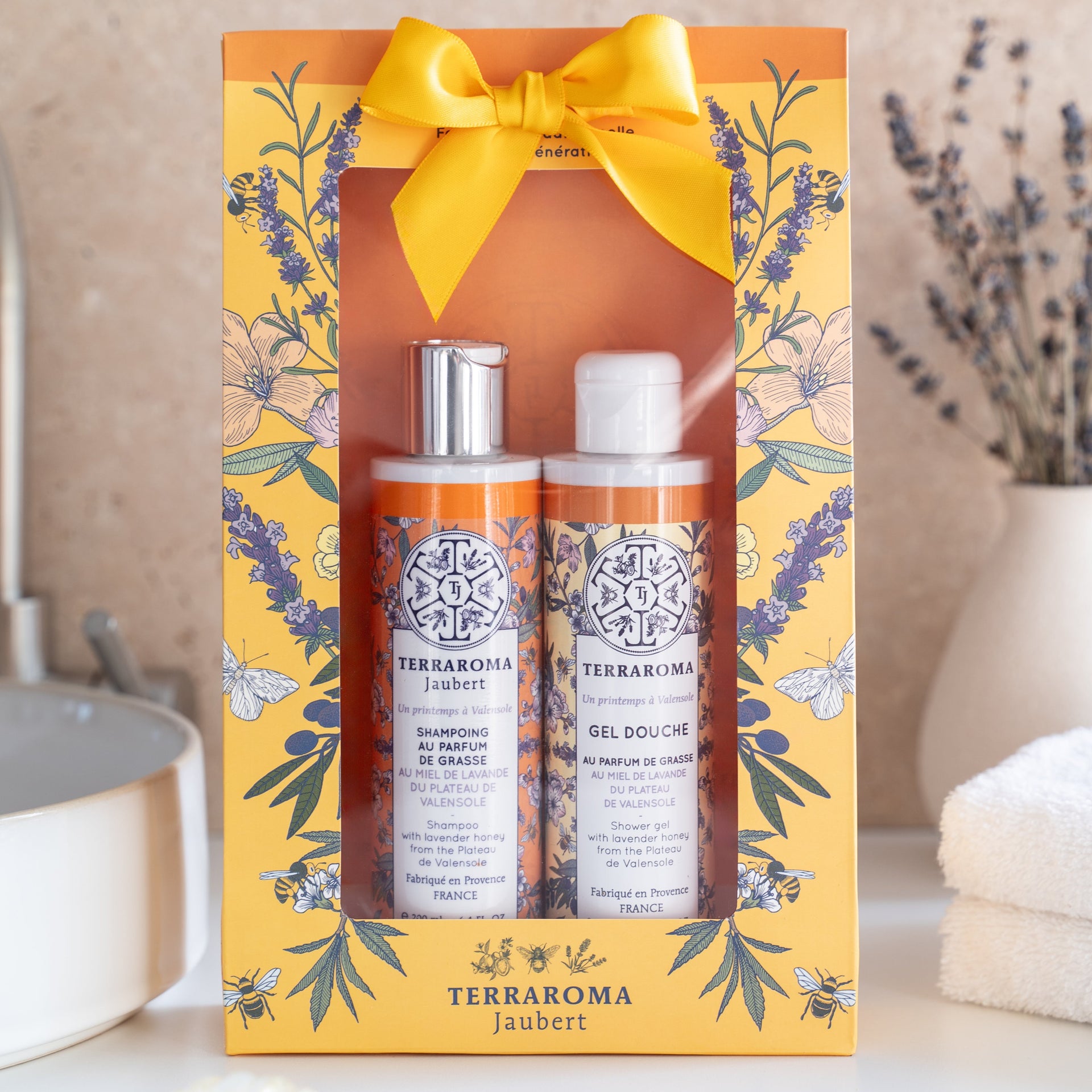 Honey Shower Gel & Shampoo Gift Set