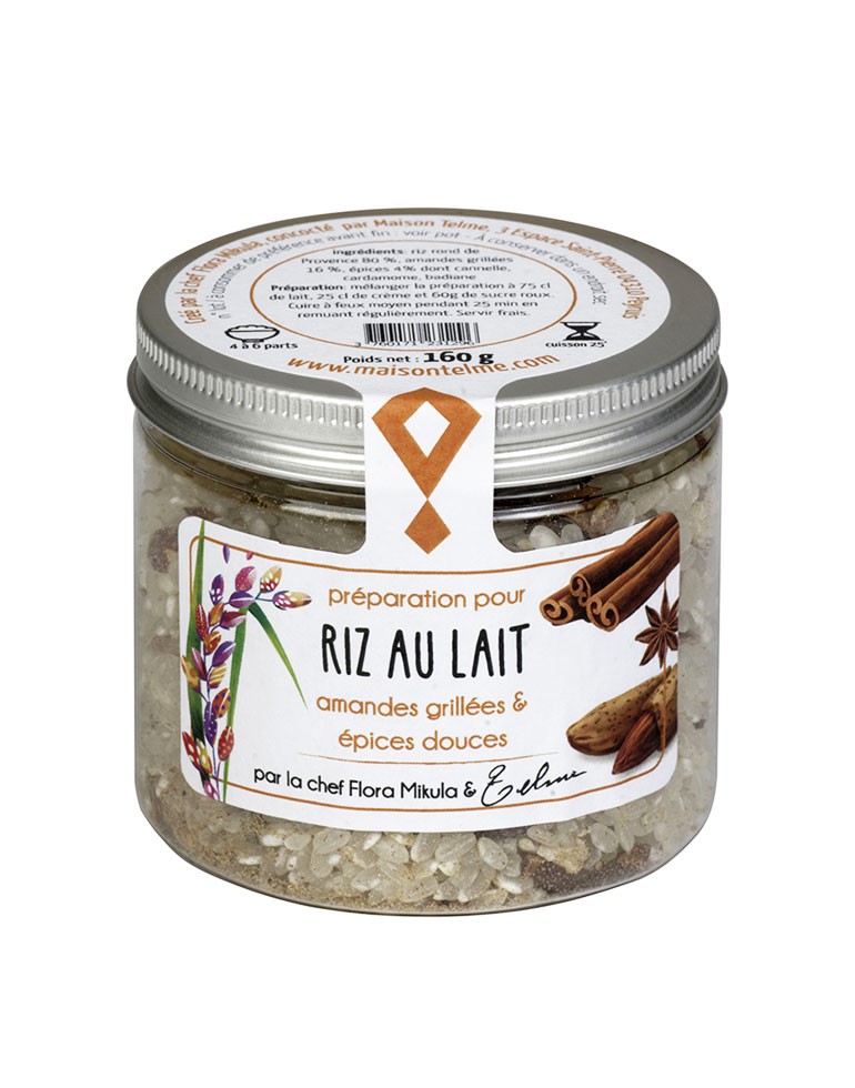 Riz au lait amandes épices douces, 160 g