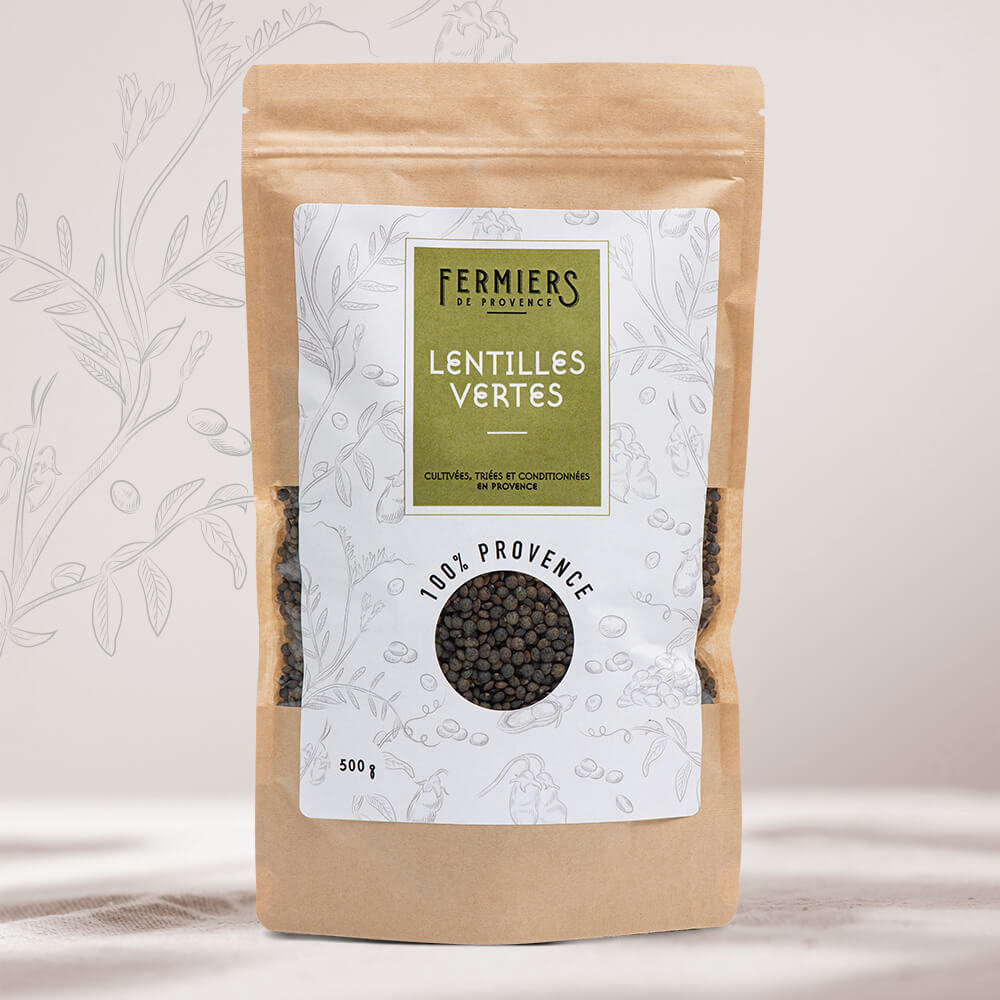 Lentilles vertes, 500 g